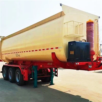 Gweithgynhyrchu Tsieina TONGYA 3 Echel Trelar Semi Tipper Rear