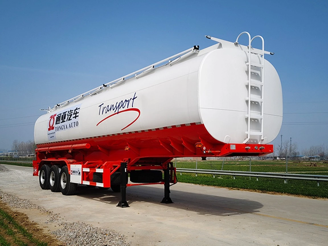 Tanker Olew Teiarig Semi Trelar lled