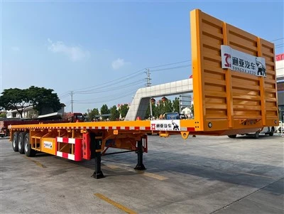 3 AXLE FUWA FLATBED SEMI TRAILER