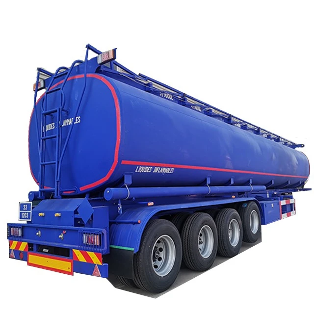Gwerthu Poeth TONGYA 4 Echel Olew Tancer Tancer Hylif Trailers Tanc Semi Trailer